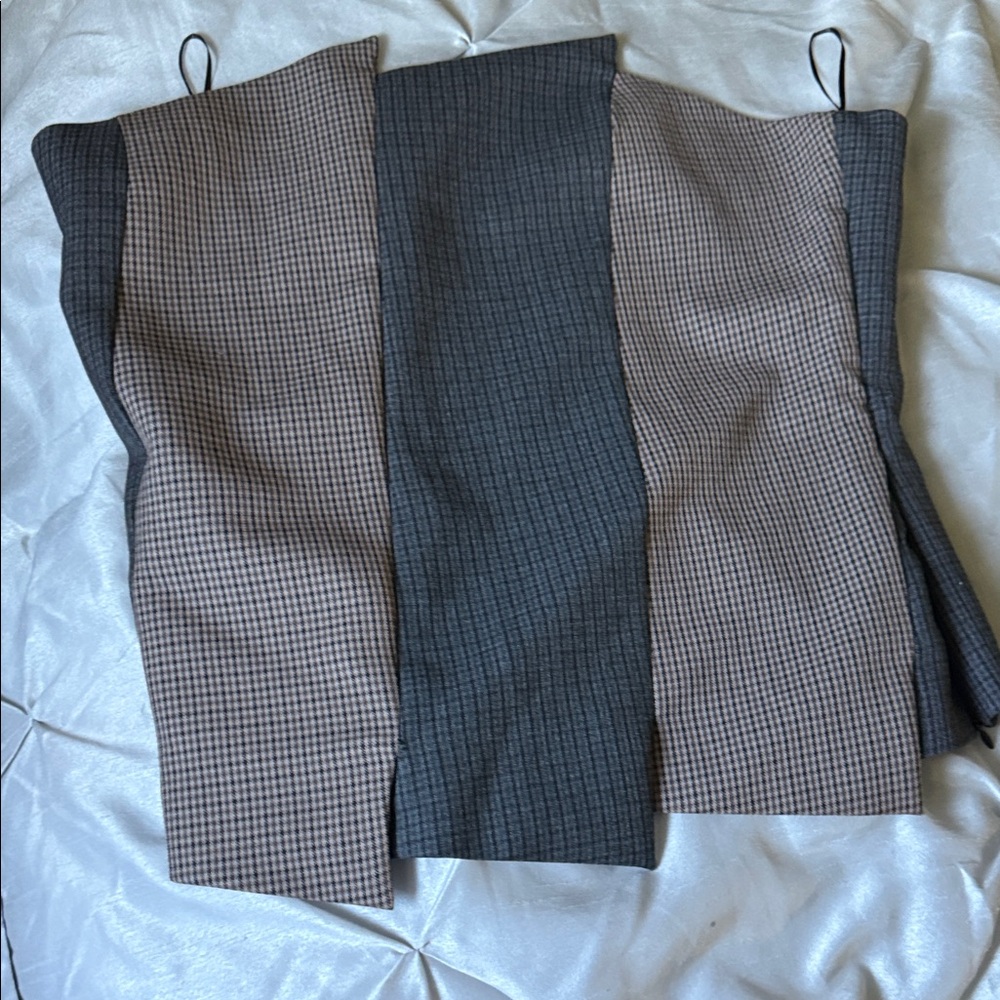 Stylish Checkered Crop Top